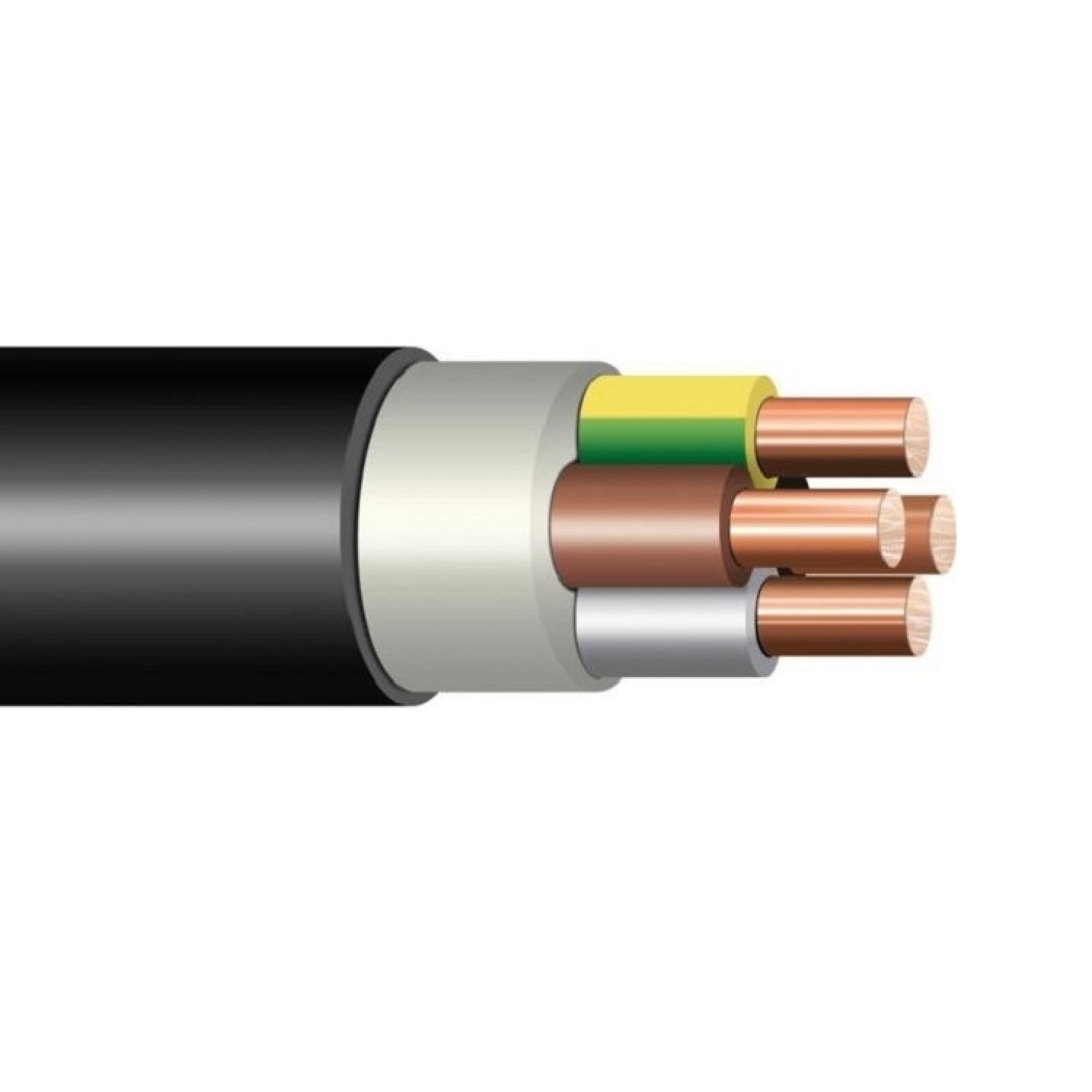 NKT kabelis CYKY 4x1.5mm² melns 0.45/0.75kV saiva, 172121008S0500 cover photo