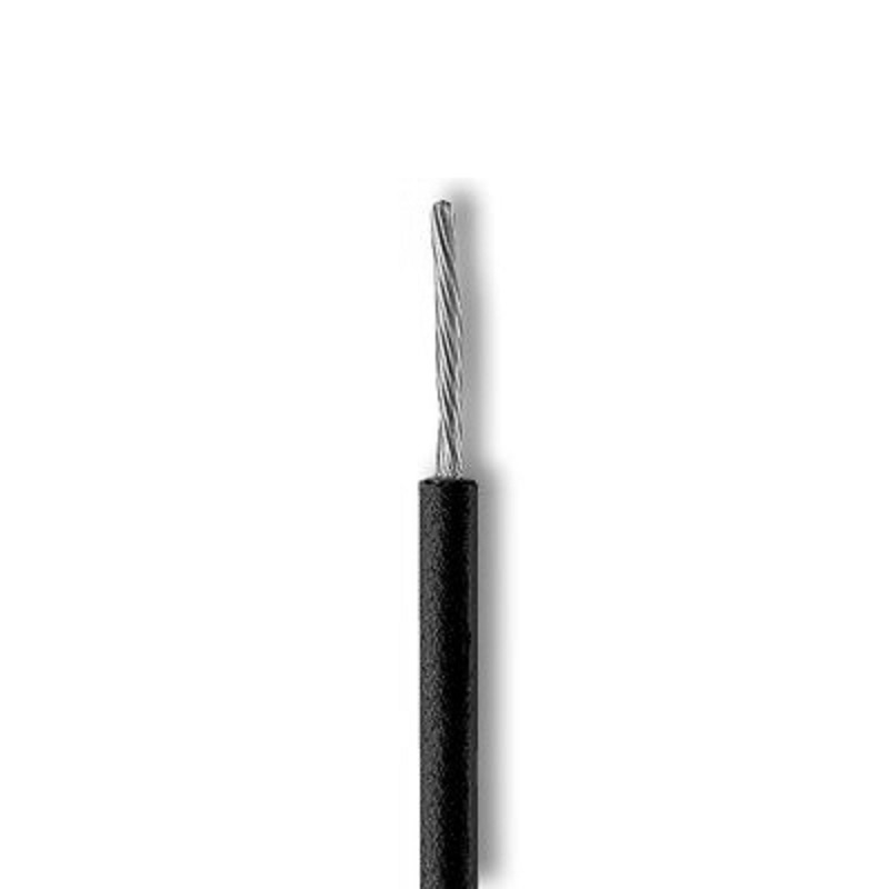 Faber silikona vads SiF 1x1mm2 180°C lokans, melns 300/500V 100m, 030997 cover photo