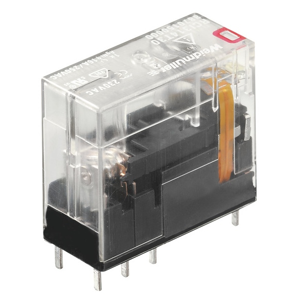 Weidmuller pārslēdzējrelejs 24VDC 16A 1CO RCI, 8869810000 cover photo