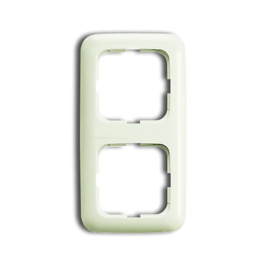 ABB Busch Jaeger rāmis 2-v 212 bēšs Busch-Duro 2000 SI, 2CKA001725A1465 cover photo