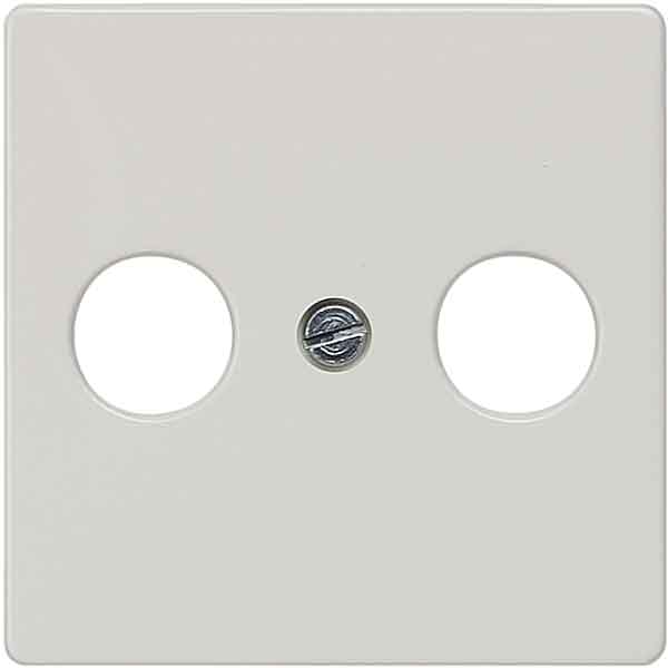 Siemens centrālplate TV/SAT kontaktligzdai balts DELTA LINE, 5TG2561 cover photo