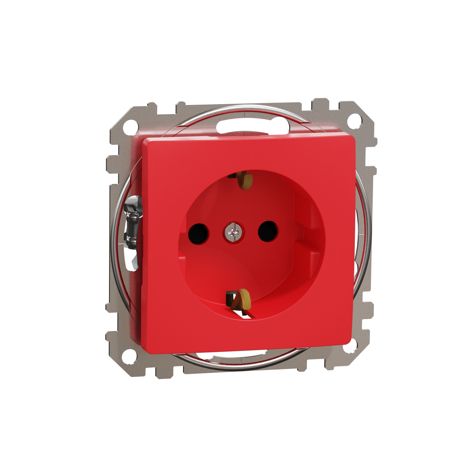 Schneider Electric kontaktligzda 1-v z/a skr.spail. ar zem. ar kont. aiz. sark. SEDNA Design, SDD115021 cover photo