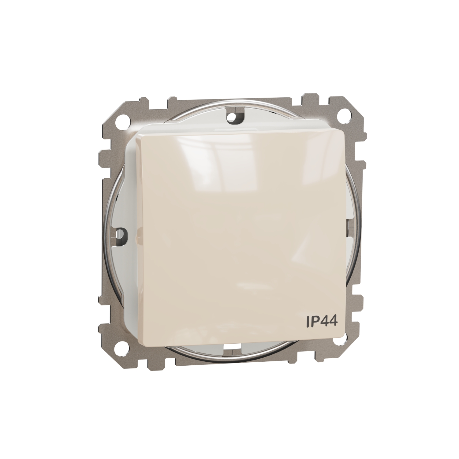 Schneider Electric 1 pola slēdzis z/a (meh.) bēšs IP44 SEDNA Design, SDD212101 cover photo
