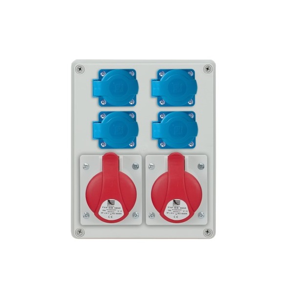 Pawbol aprīkota kontaktligzdu sadalne R-BOX 240 4xSchuko/2x5p16A IP44, B.1096-S cover photo