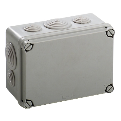 IDE nozarkārba v/a 180x241x95mm pelēka ar vāku IP65 EV231, EV231 cover photo