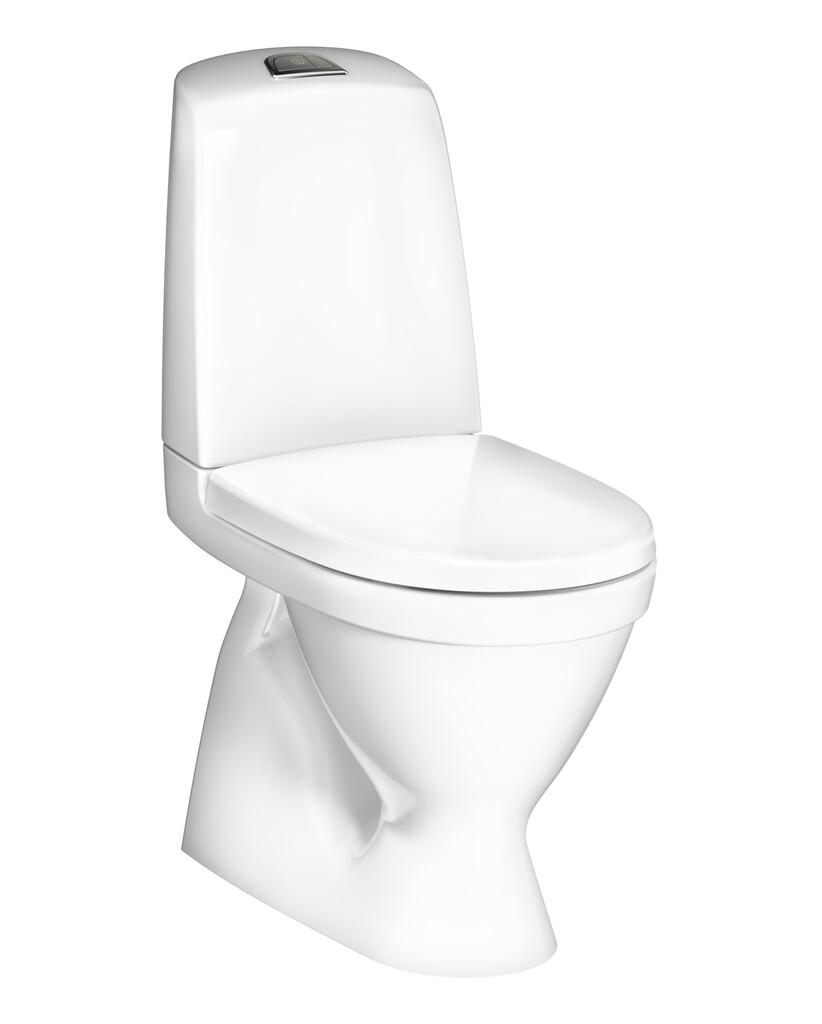 Gustavsberg Nautic 1500 WC pods vertikāls ar SoftClose vāku, CeramicPlus, Hygienic flush, 4/2L, GB1115002R1331G cover photo