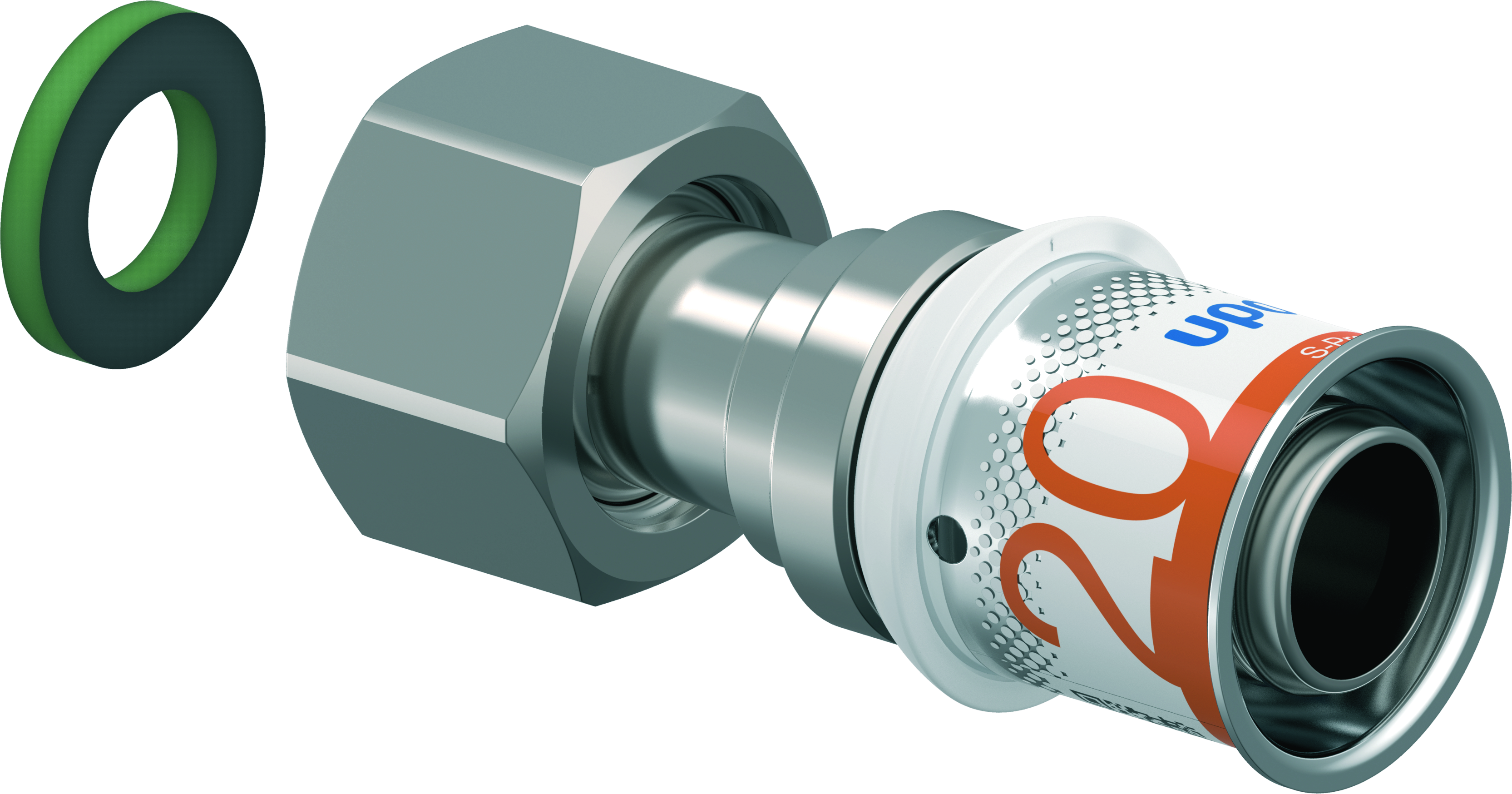 Uponor S-Press PLUS savienojums ar saskrūvi 20-G1/2''SN, 1070604 cover photo