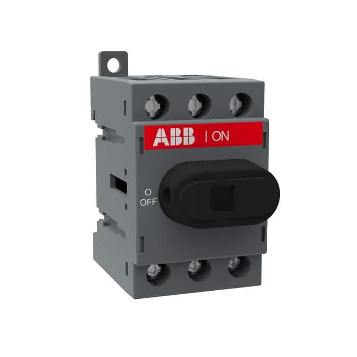 ABB slodzes slēdzis 11kW 40A 3P ar rokturi OT40F3, 1SCA104902R1001 cover photo