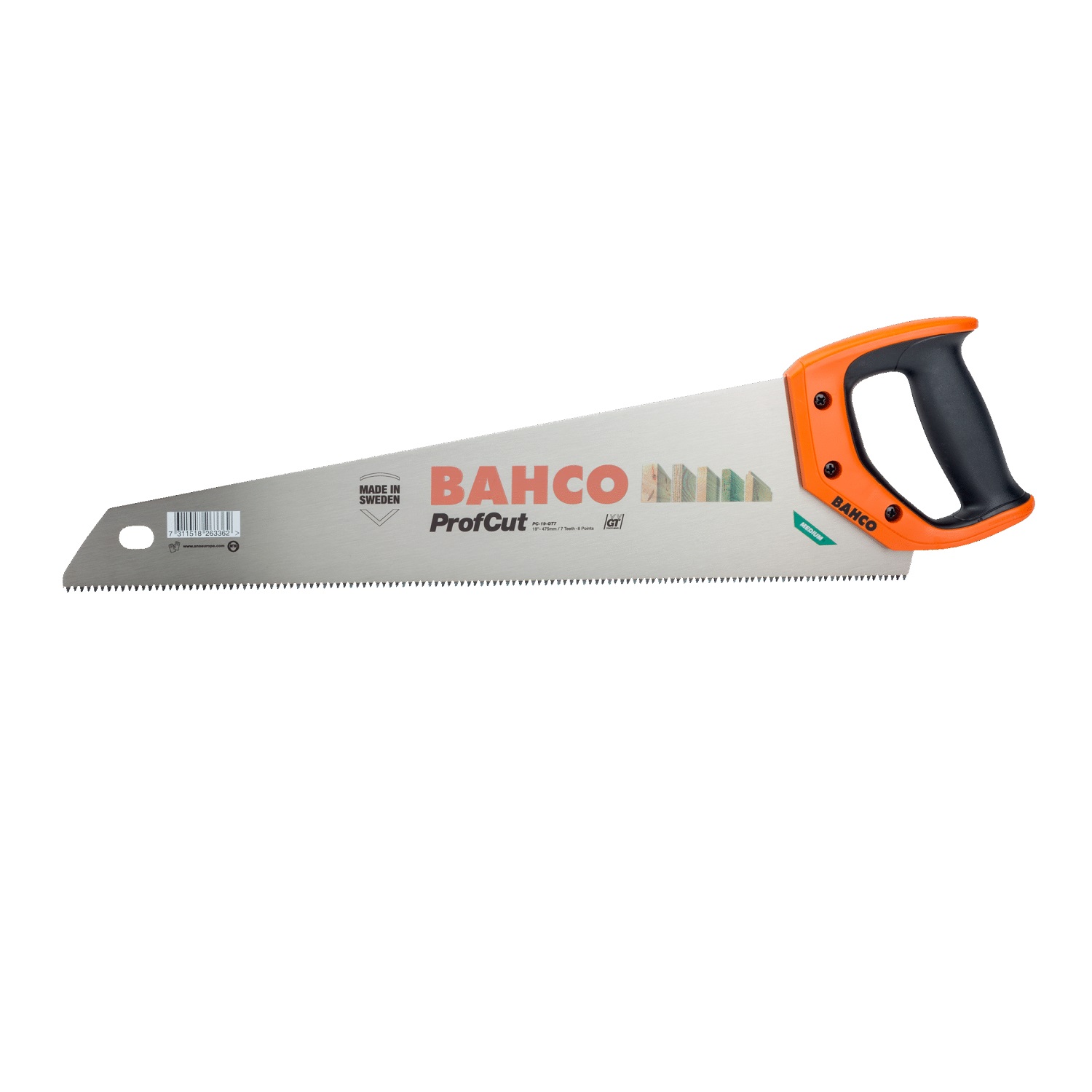 Bahco rokas zāģis 475mm 370g PROFCUT, PC-19-GT7 cover photo