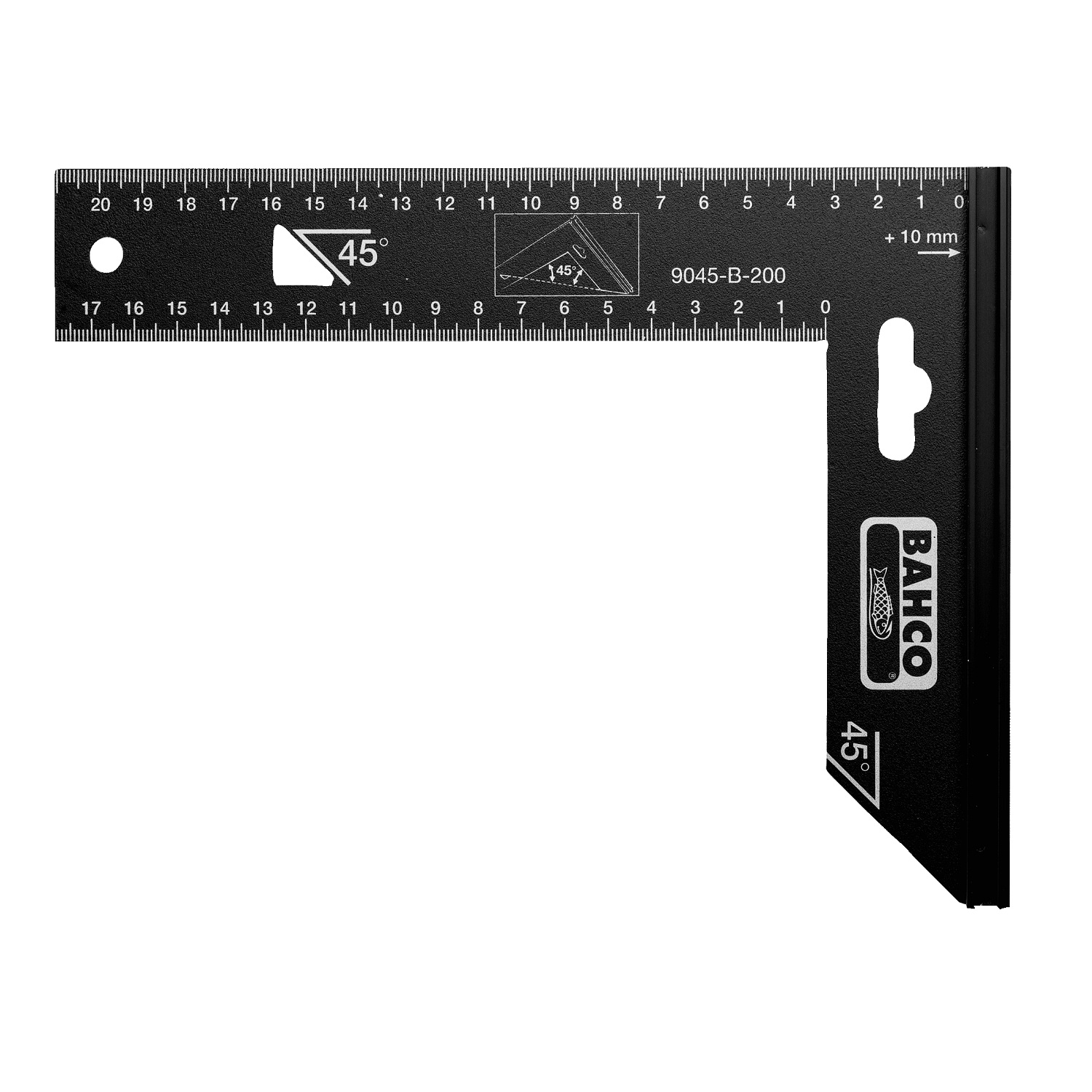 Bahco metriskais stūrenis 90° leņķī 300x170mm, 9045-B-300 cover photo