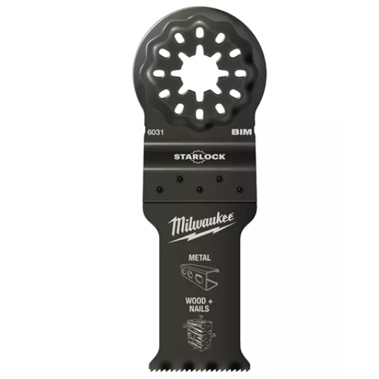 Milwaukee multifunkcionāla instrumenta asmenis kokam, metālam bi-met 28mm SL, 48906031 cover photo