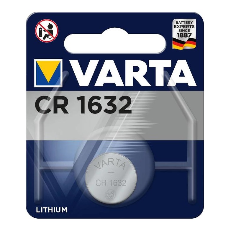 Varta litija baterija CR1632 3V blisterī 1 gab., 06632101401 cover photo