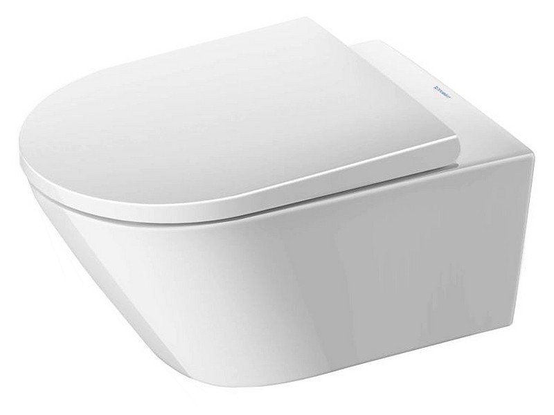 Duravit D-Neo Rimless piekaramais WC pods, komplekts, balts, 45770900A1 cover photo