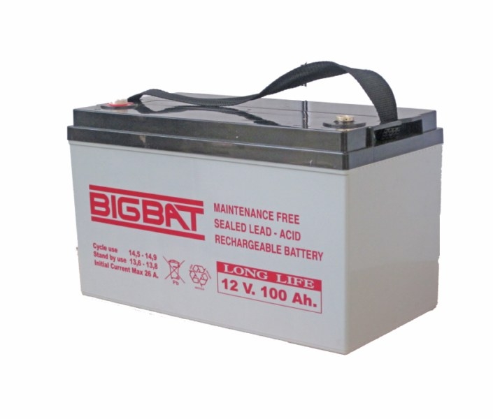 Elan svina-skābes akumulators 12V 100Ah 31kg BIG BAT, 01290 cover photo