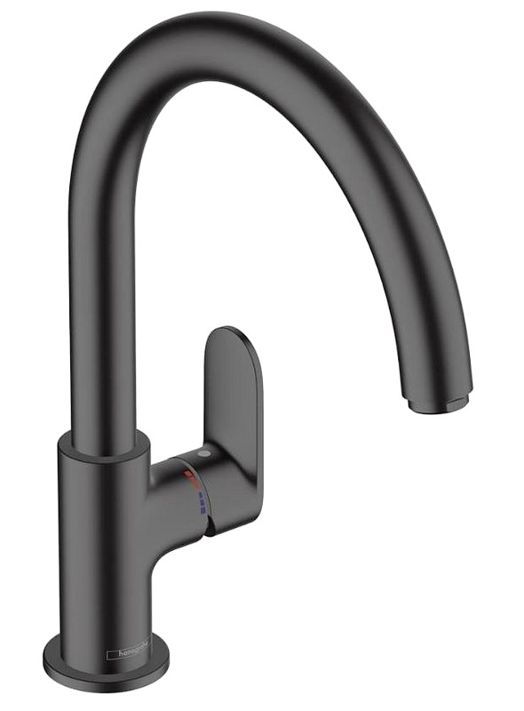 Hansgrohe Vernis Blend M35 260,1jet virtuves maisītājs, ar grozāmu snīpi, matēts melns, 71870670 cover photo