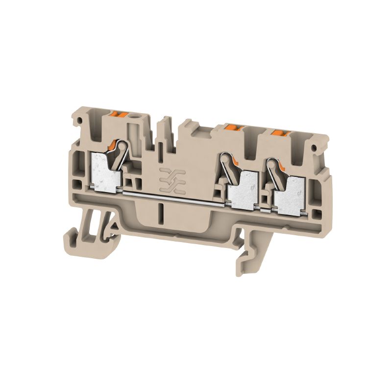 Weidmuller savienojuma spaile 1Px3 kont. 2.5mm2 24A 5.1mm pelēka A3C 2.5 Push-in, 1521740000 cover photo