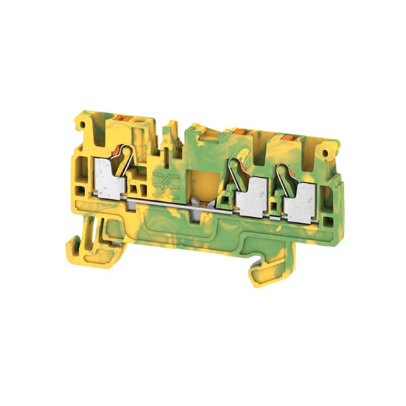 Weidmuller zemējuma spaile 1Px3 kont. 2.5mm2 5.1mm dzeltenzaļa A3C 2.5 PE Push-in, 1521670000 cover photo