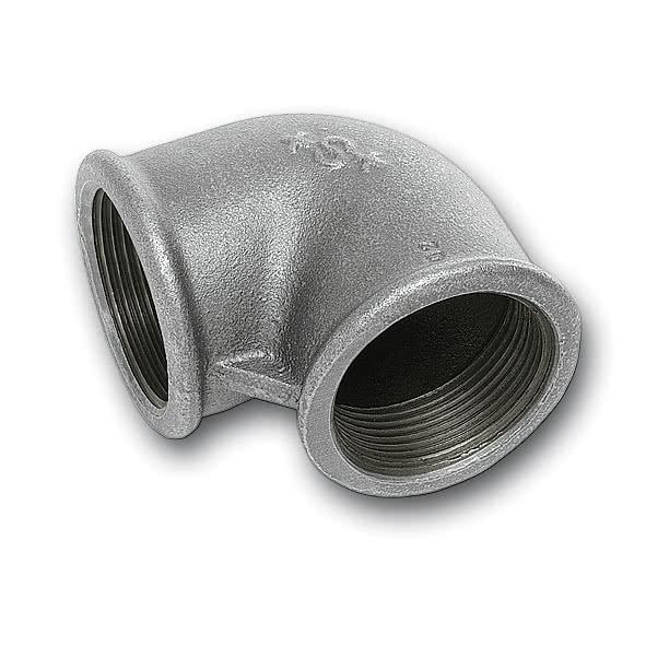 Sanha čuguna līkums 1/2" 90° FF, cink. 99012V, E0009015 cover photo