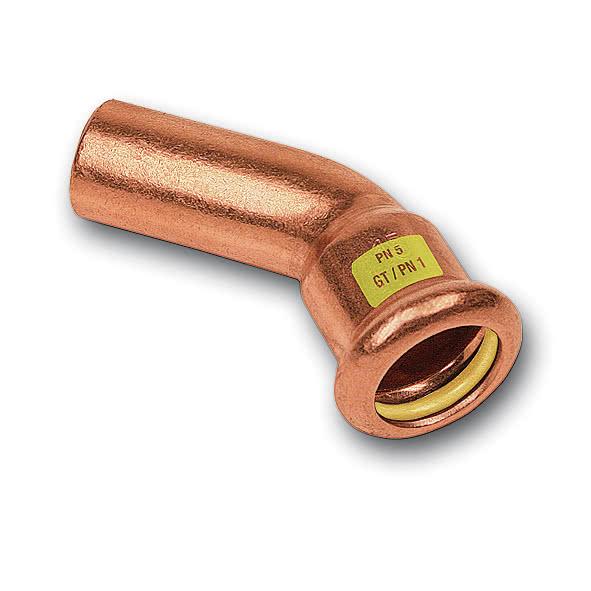 Sanha gāzes Cu-PRES līkums 45gr MF 28, T7100402828 cover photo