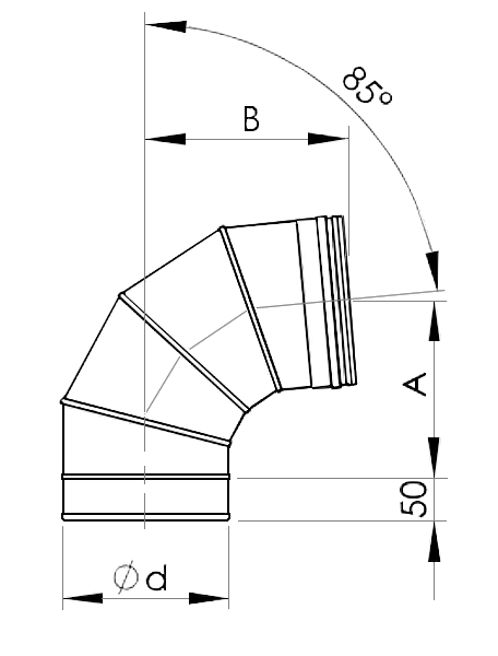 Almeva dūmvada līkums 85gr EW/130, IVESB813 cover photo