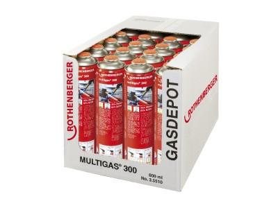 Rothenberger gāzes balons 600ml MULTIGAS 300 24gab, T43551024 cover photo