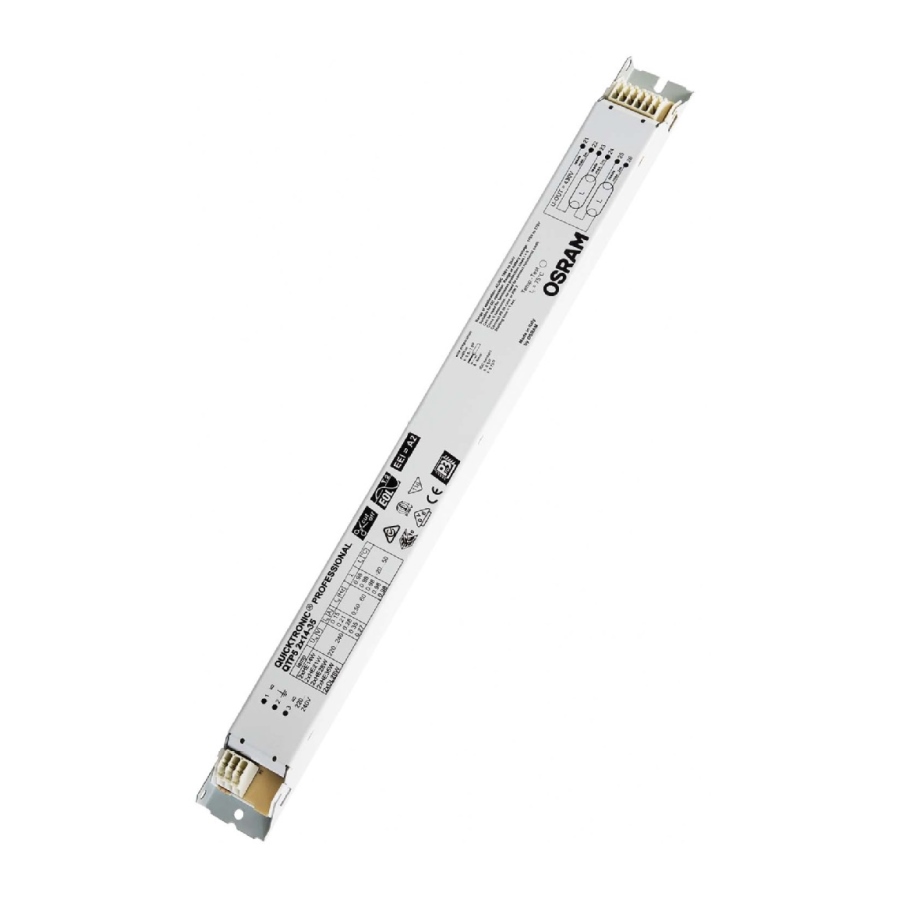 Ledvance balasts elektroniskais EVG 2x14-35W QUICKTRONIC T5, 4008321329073 cover photo