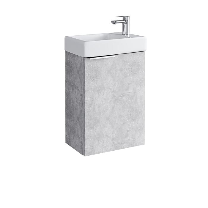 Riva izlietnes skapītis ar 1 durvīm, ar izlietni RIVA40A, SA 40A-5 Concrete cover photo