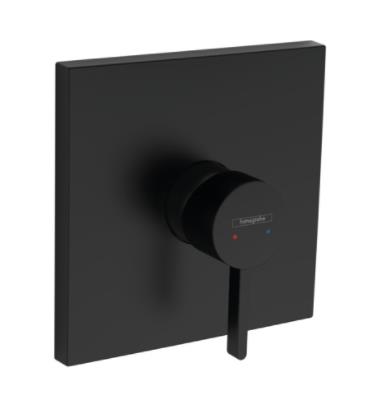 Hansgrohe iebūvējamā dušas maisītāja Finoris virsapmetuma daļa, matēta melna, HG76615670 cover photo