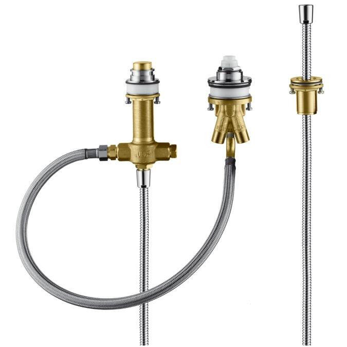 Hansgrohe montāžas komplekts 3 caurumu vannas maisītājam no virsmas, bez kastes, HG13439180 cover photo