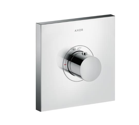 Hansgrohe iebūvējamā termostata ShowerSelect Square Highflow virsapmetuma daļa, hroms, AX36718000 cover photo