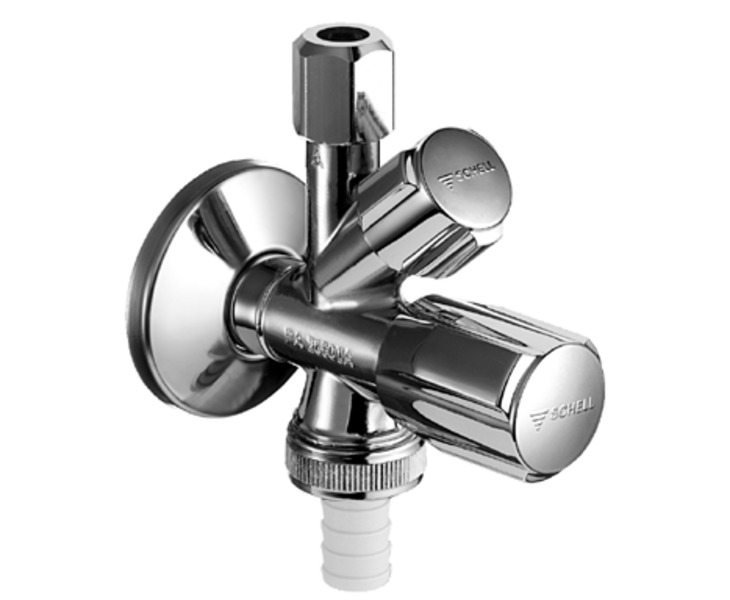 Schell kombinētais stūra ventilis Comfort 3/8", hroms, 035440699 cover photo