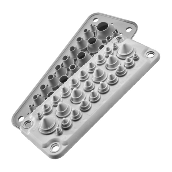Morek kabeļu ievadplāksne 222x96x43mm IP67, MC25/27, MBA1C27G11 cover photo