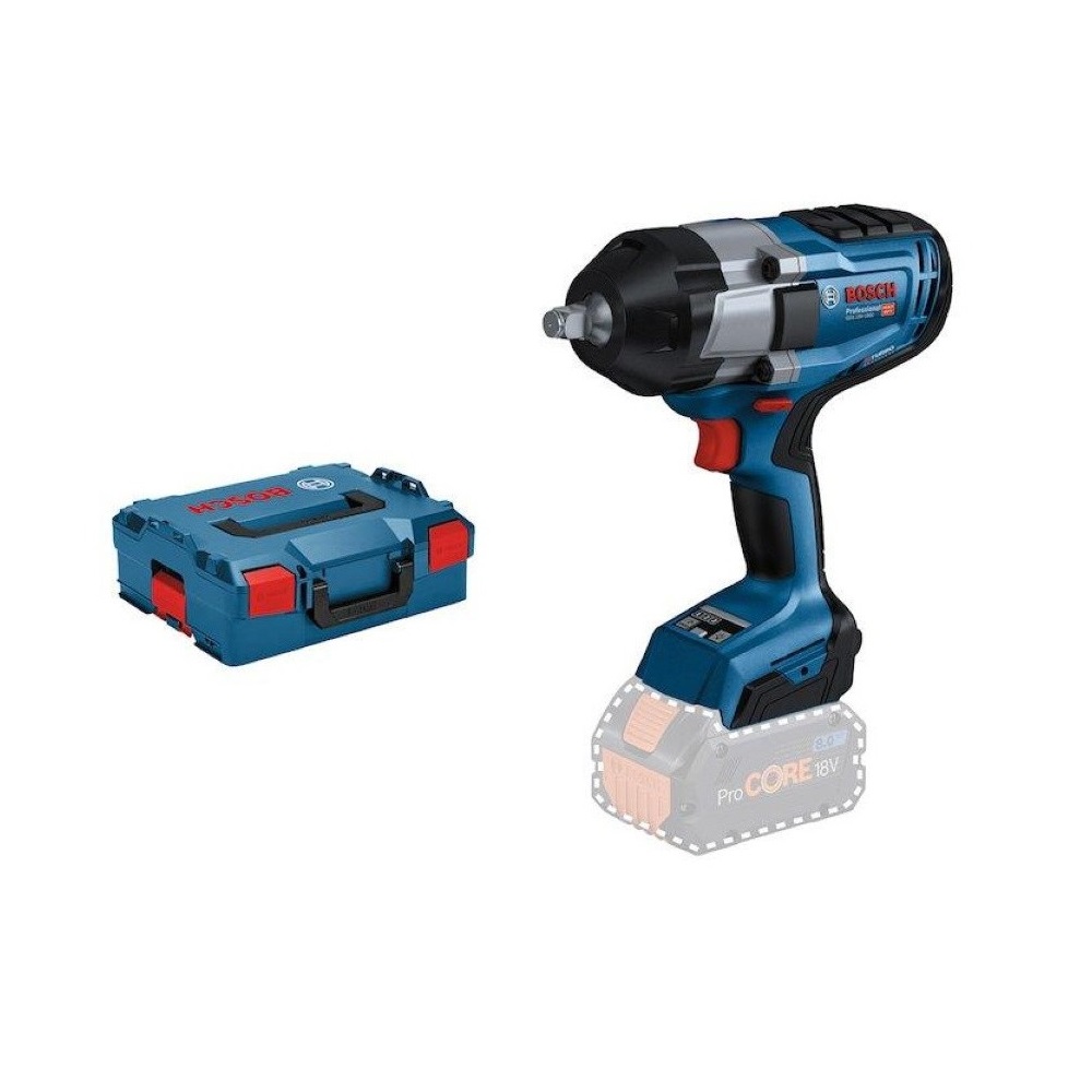 Bosch triecienskrūvgriezis 1/2'' 1600N GDS 18V-1000 SOLO (bez akum.) L-Boxx, 06019J8301 cover photo