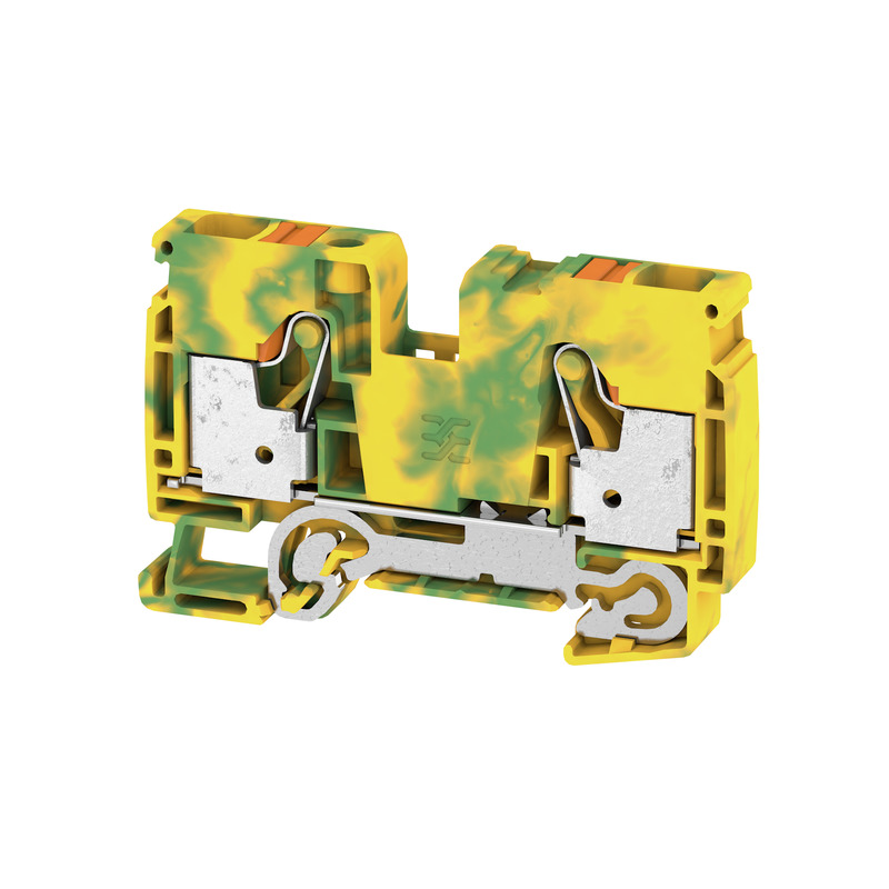 Weidmuller zemējuma spaile 1Px2 kont. 10mm2 10mm dzeltenzaļa A2C 10 PE Push-in, 2490440000 cover photo