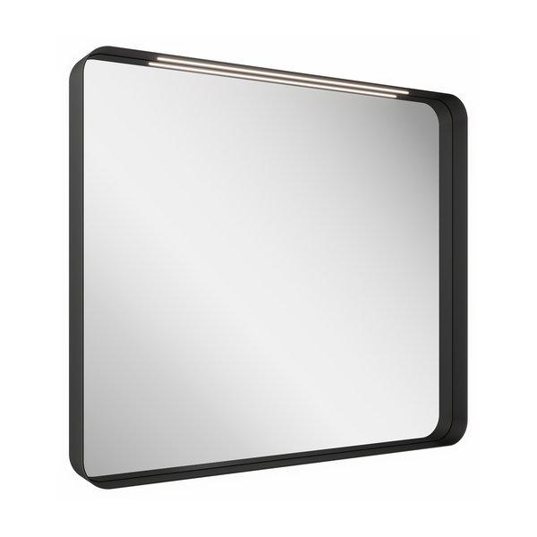 Ravak spogulis STRIP I 600x700 melns ar apgaismojumu cover photo