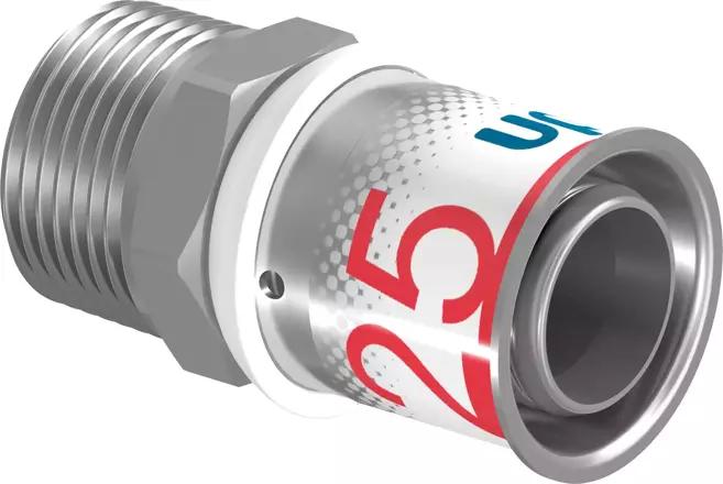 Uponor S-Press PLUS pāreja ar ārējo vītni 25-R3/4''MT, 1070507 cover photo