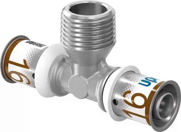 Uponor S-Press PLUS trejgabals ar vītni 16-R1/2''MT-16, 1070592 cover photo
