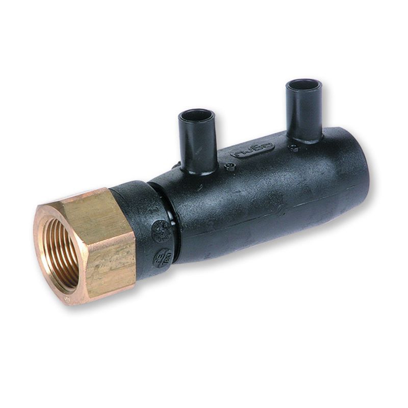 AGRU elektrometināma pāreja ar iekšējo vītni, PE/misiņš D50 1 1/2'', 25.184.5050.11 cover photo