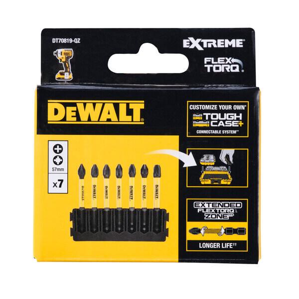 DeWALT 57mm PH PZ komplekts FLEXTORQ 7gb., DT70819-QZ cover photo