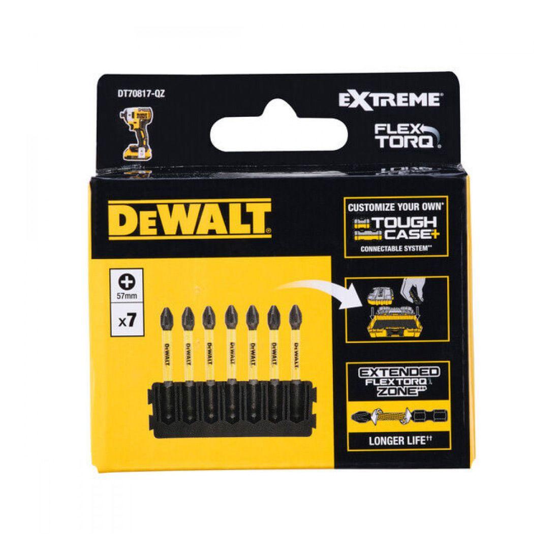 DeWALT 57mm PH2 komplekts FLEXTORQ 7gb., DT70817-QZ cover photo