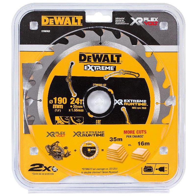 DeWALT zāģa ripa 190mm x 30mm 24T CSB, DT99562-QZ cover photo