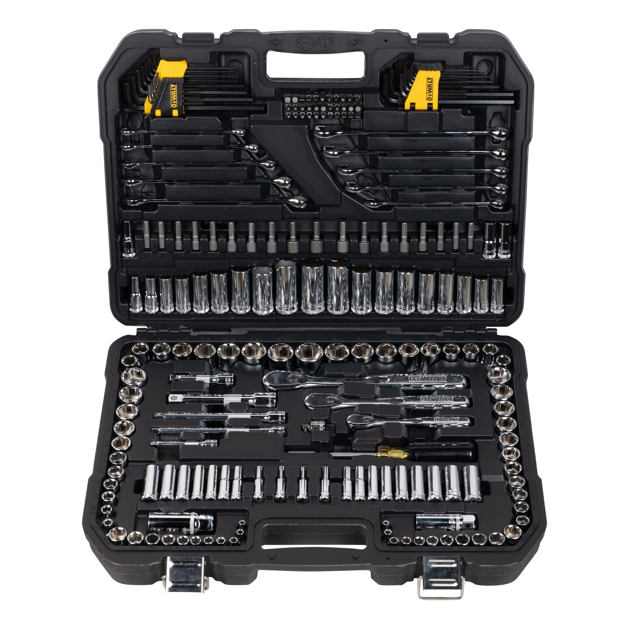 DeWALT metriskais/U.S. Standarta 1/4” 3/8” 1/2” kompl. 205 gab., DWMT81534-1 cover photo