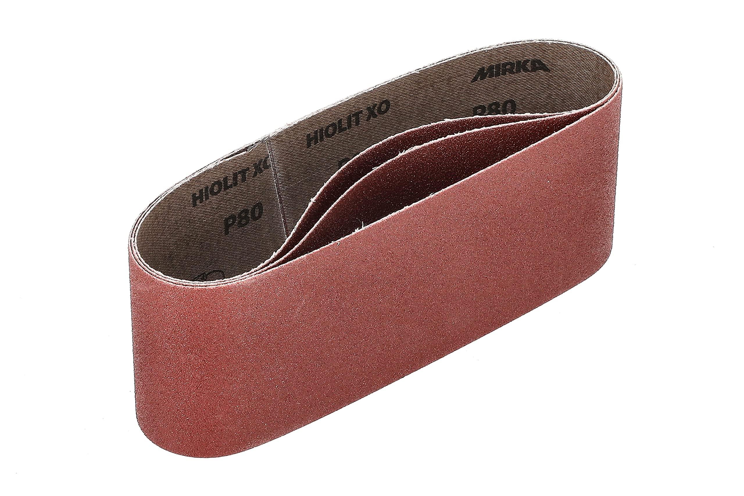 Mirka brazīva lenta, sarkana 75x457mm P80, 3gab., 5740699380 cover photo