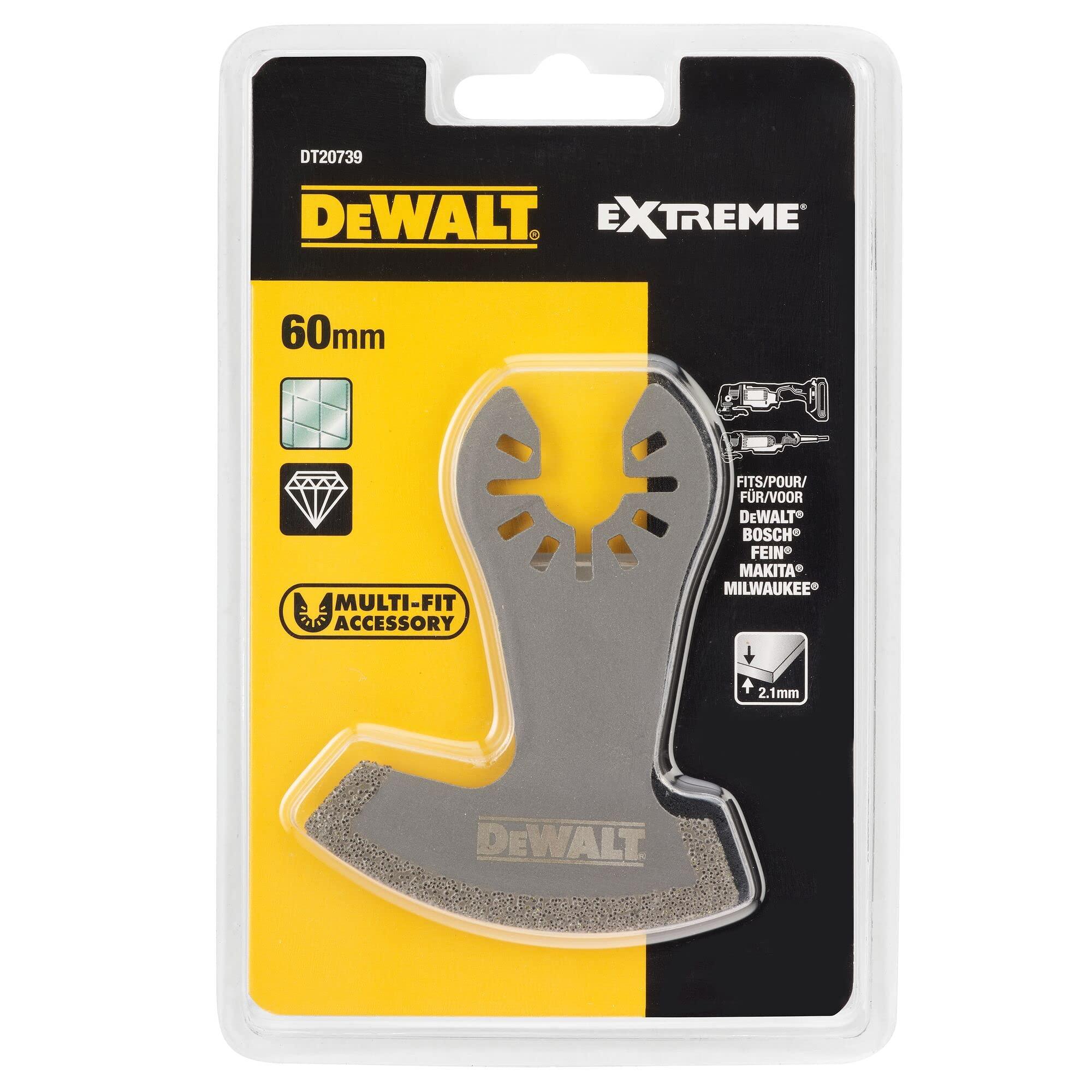 DeWALT dimanta asmens pusapaļs 75x60 multitool, DT20739-QZ cover photo