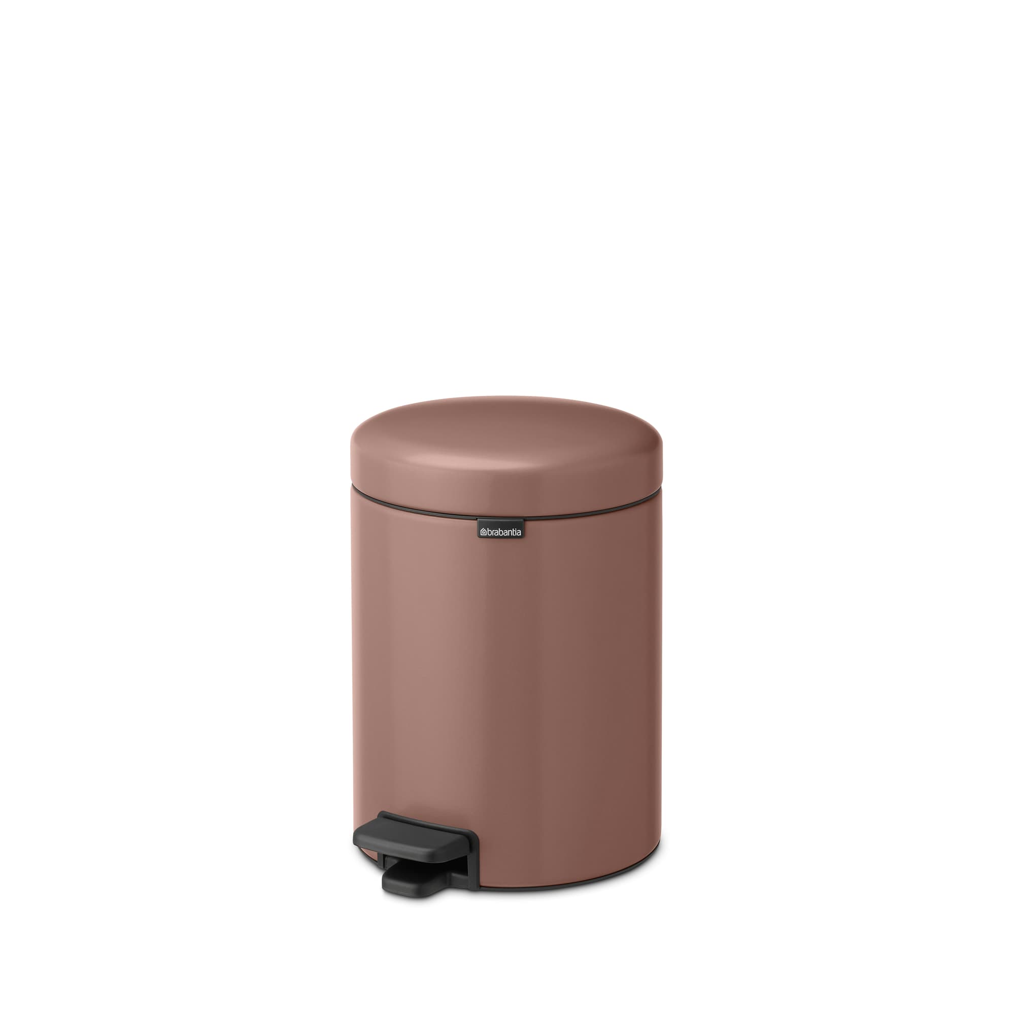 Brabantia atkritumu tvertne ar pedāli NewIcon, 5L, Satin Taupe, 233982 cover photo