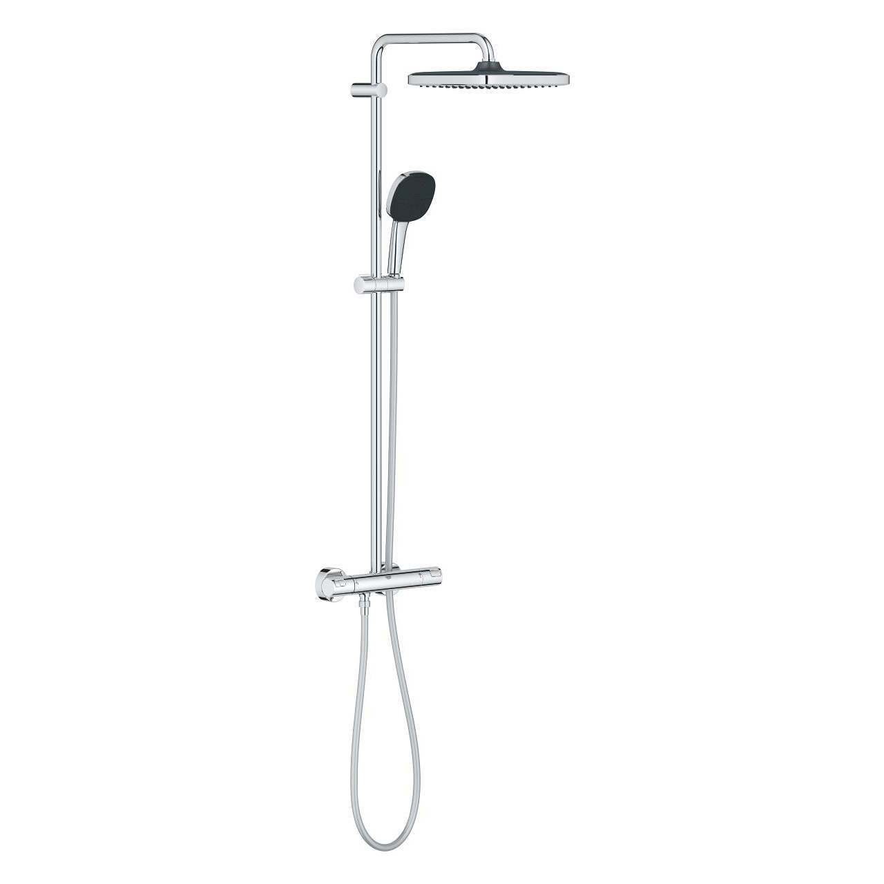 Grohe dušas sistēma ar dušas termostatu Vitalio Start 250 Cube, hroms, 26696001 cover photo