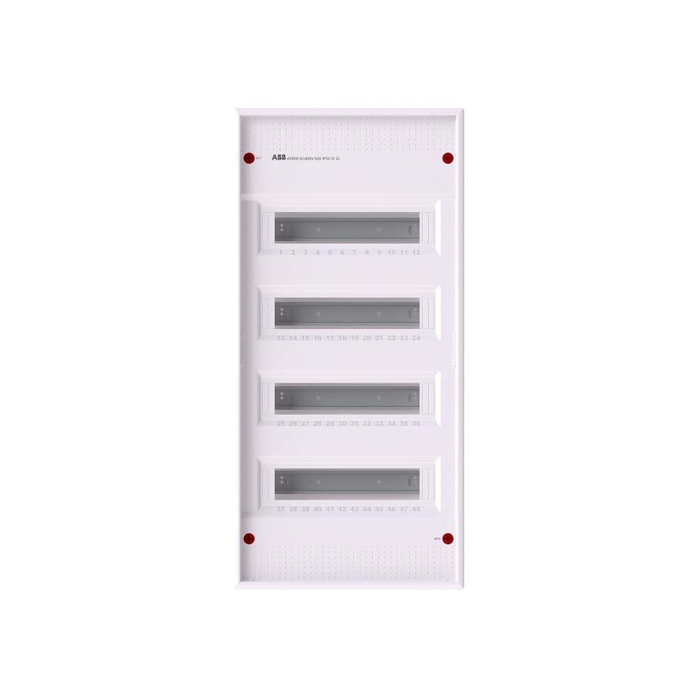 ABB AK648E3 modulārā sadalne v/a 48mod (4x12mod) ar skr. PE, 2CPX032571R9999 cover photo