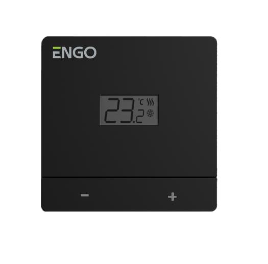 ENGO Controls neprogrammējams vadu istabas termostats 230V, melns. EASY230B, 932332981 cover photo