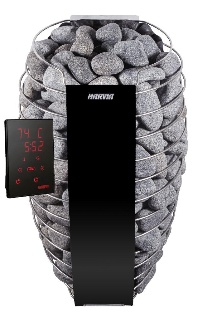Harvia Spirit SP60XW 6,0 kW WiFi black elektriskā pirts krāsns, HSP604MXW cover photo