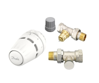 Danfoss radiatoru termostatiskā vārsta komplekts, taisns, DN15, 015G5302 cover photo